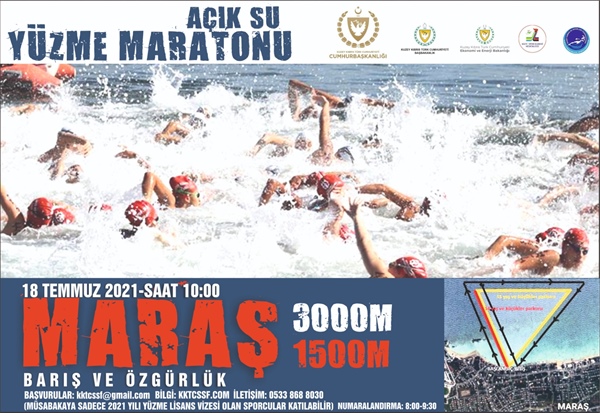 “Barış ve Özgürlük Açık Su Yüzme Maratonu” düzenliyor