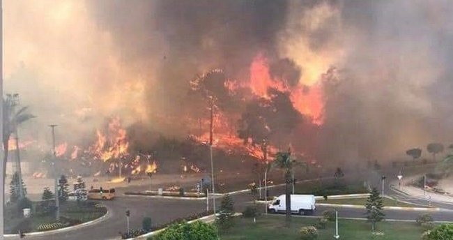 Manavgat’ta bir başka noktada daha yangın çıktı