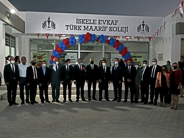 İskele Evkaf Türk Maarif Koleji açıldı