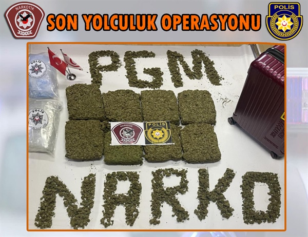 Ercan’da 11 kilo uyuşturucu ele geçirildi