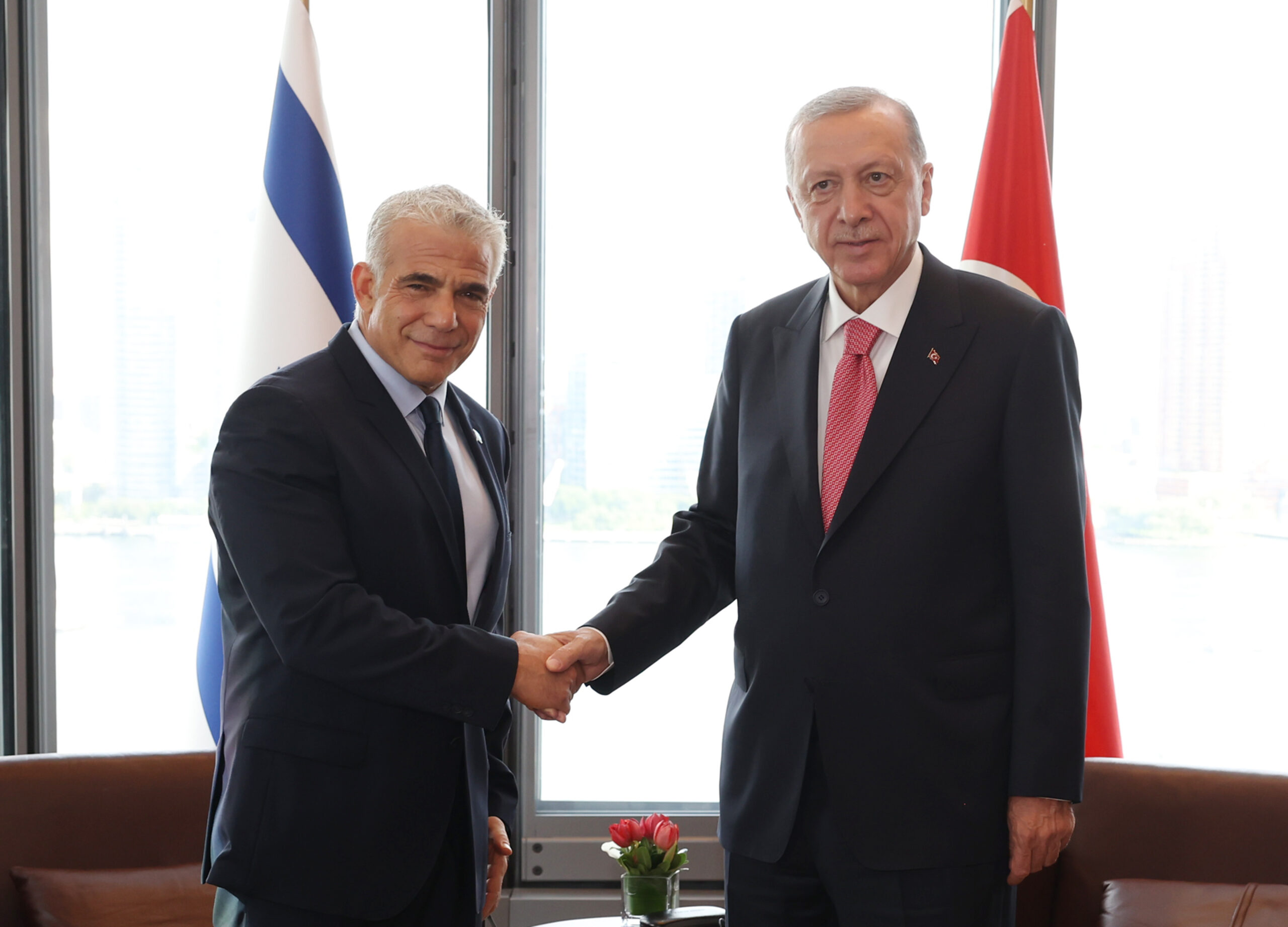 Erdoğan, 14 yıl sonra ilk kez bir İsrail Başbakanı ile görüştü