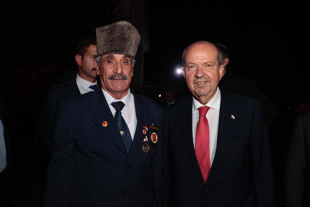 Cumhurbaşkanı Tatar Erzincan’da Kıbrıs gazileriyle buluştu
