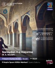 “Saraydan Kız Kaçırma” operası Antalya Kültür Yolu Festivalinde!